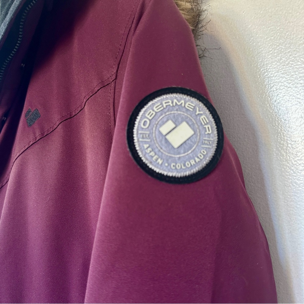 Obermeyer Women's Deep Purple Ski Jacket - Picture 2 of 8